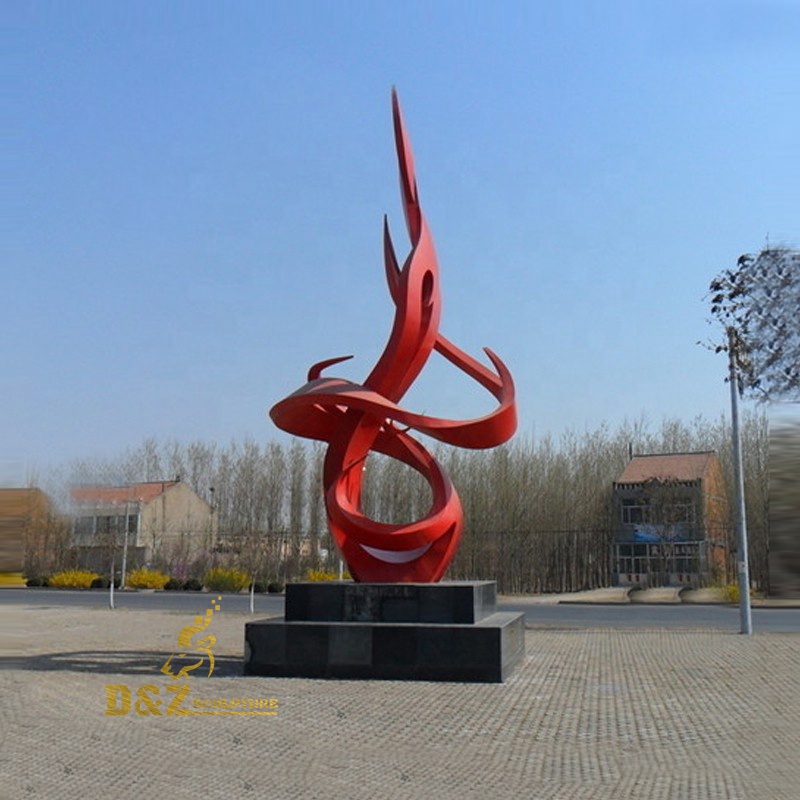 Custom red sculpture