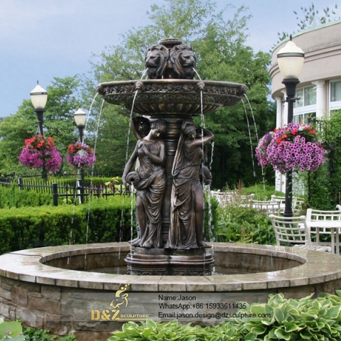 Gadern bronze fountain sculpture