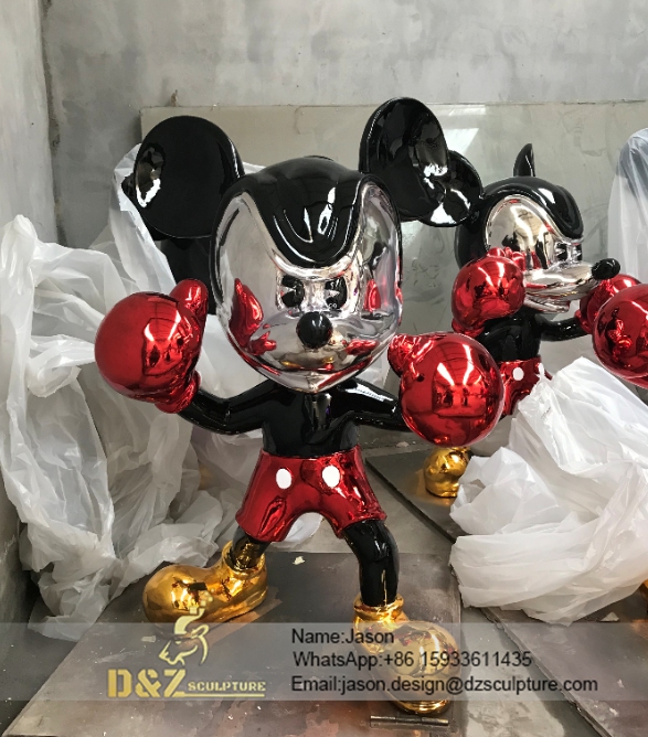 Outdoor Mickey Mouse sculpture