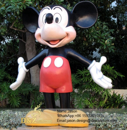 Big Mickey Mouse sculpture