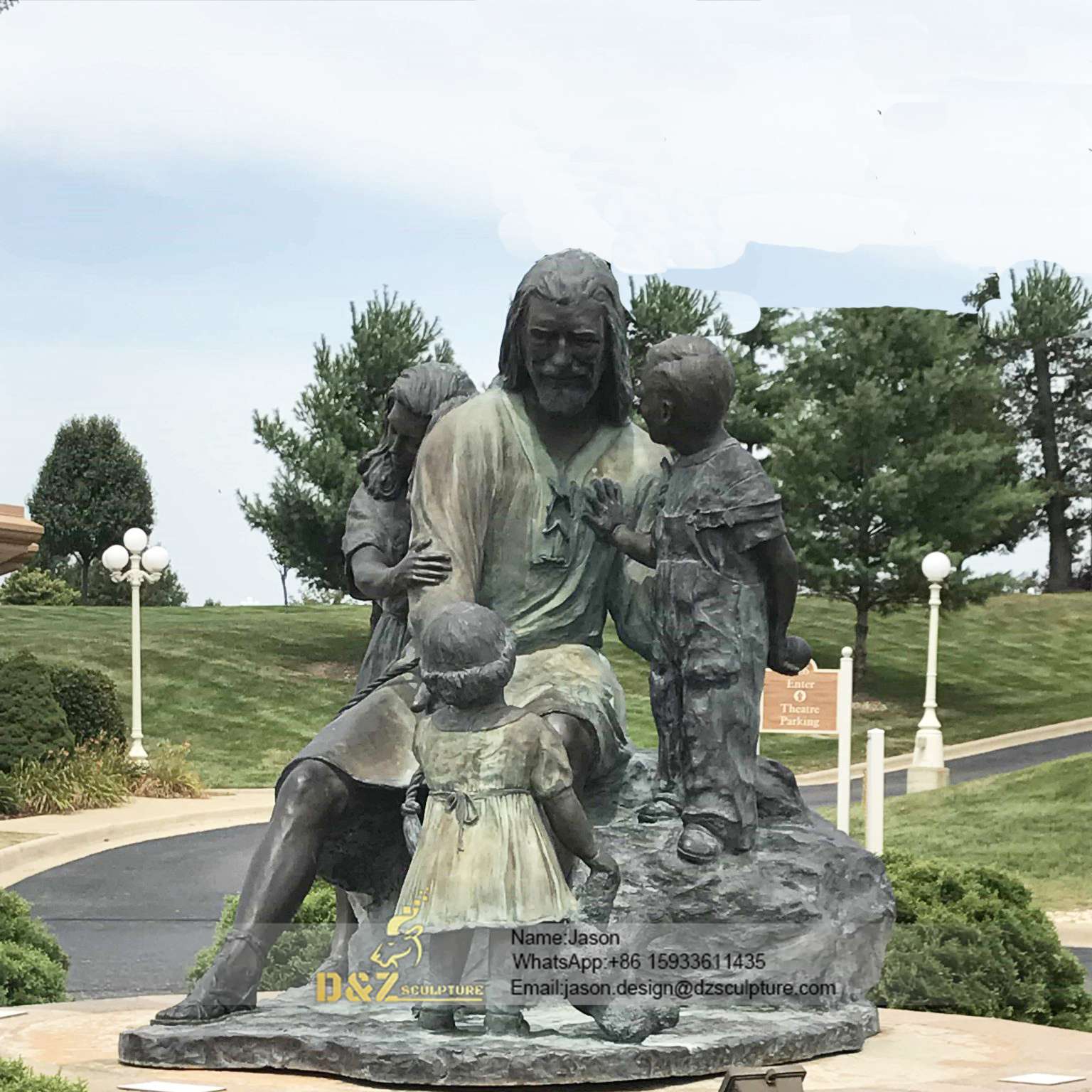 Jesus with children lively life