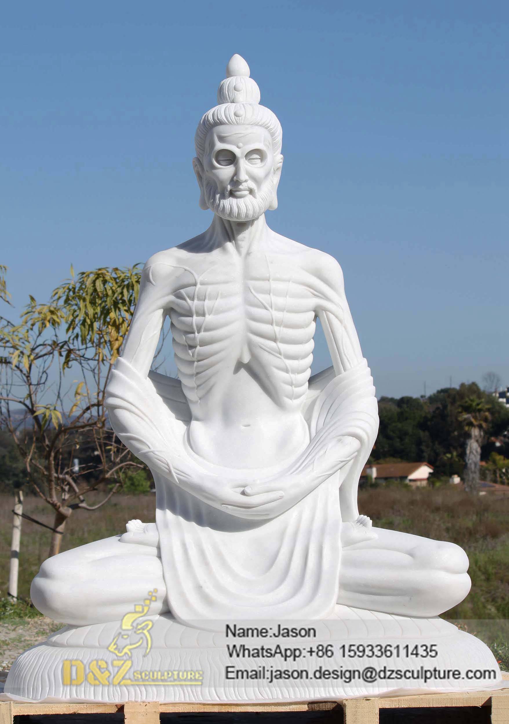 Emaciated Buddha Statue