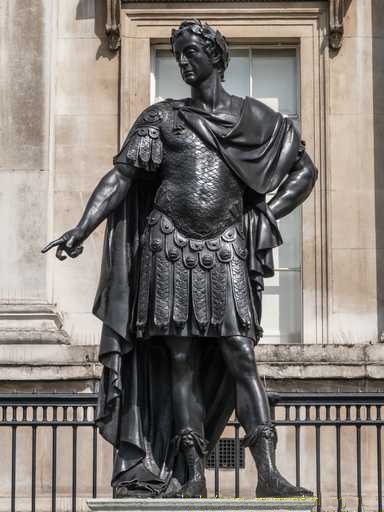 King James II bronze