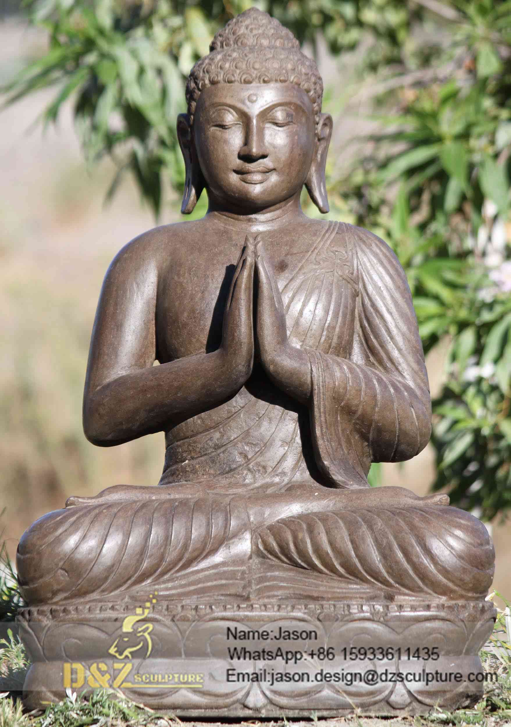 Namaste Buddha Stone