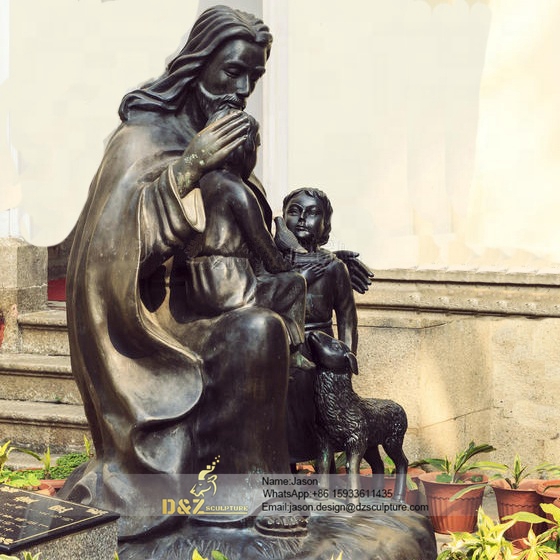 Statue Jesus with children