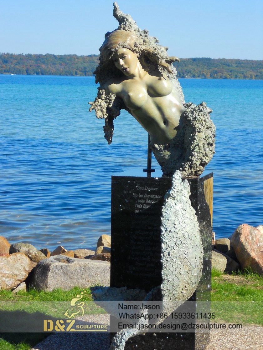 nude sea dancer sculpture