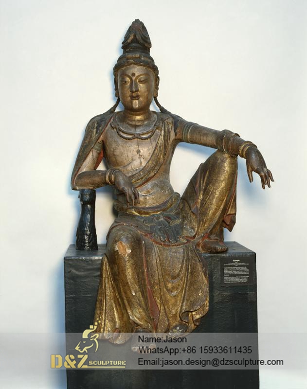 vibrant bodhisattva buddha statue