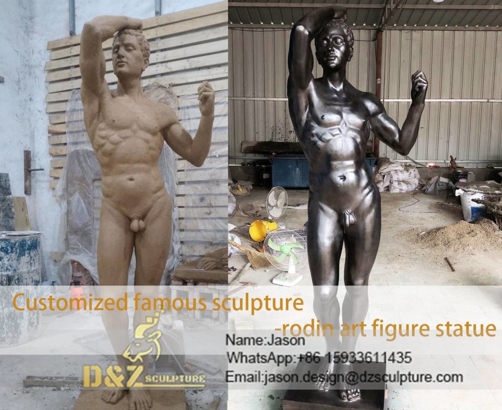 rodin art figure statue