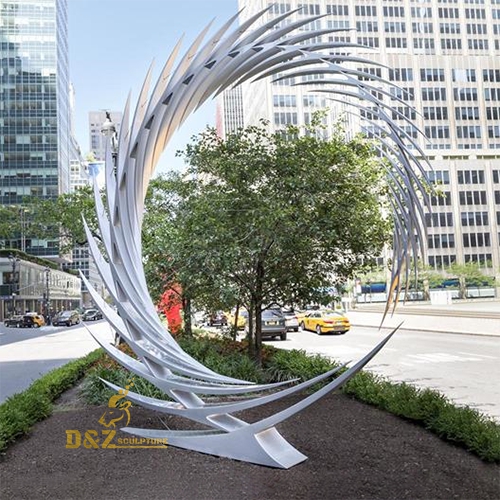stainless steel cutter sculpture