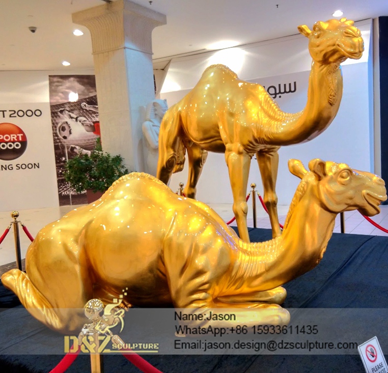 Yellow Camel Sculpture