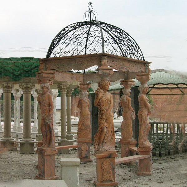 Gazebo Iron Dome statue