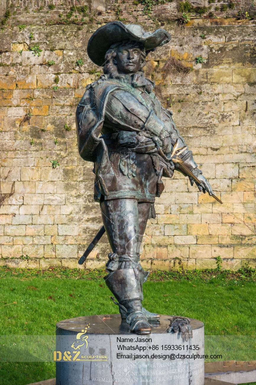 Statue of famous musketeer