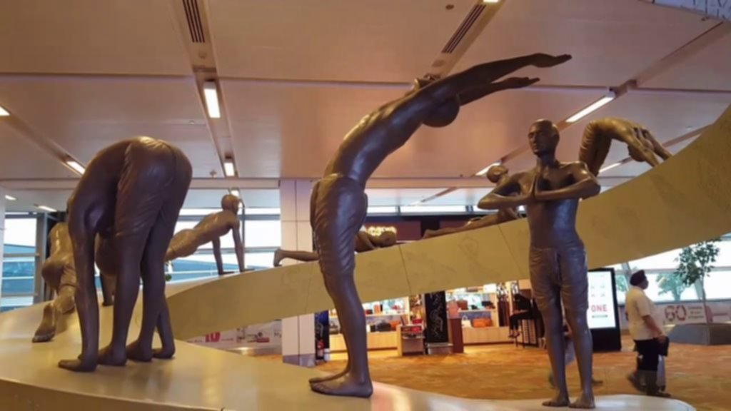 Yoga statues gallery 