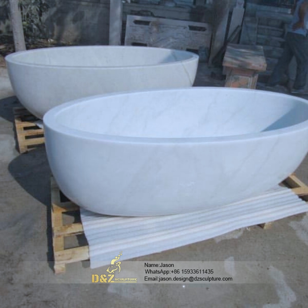 Circular bathtub stone