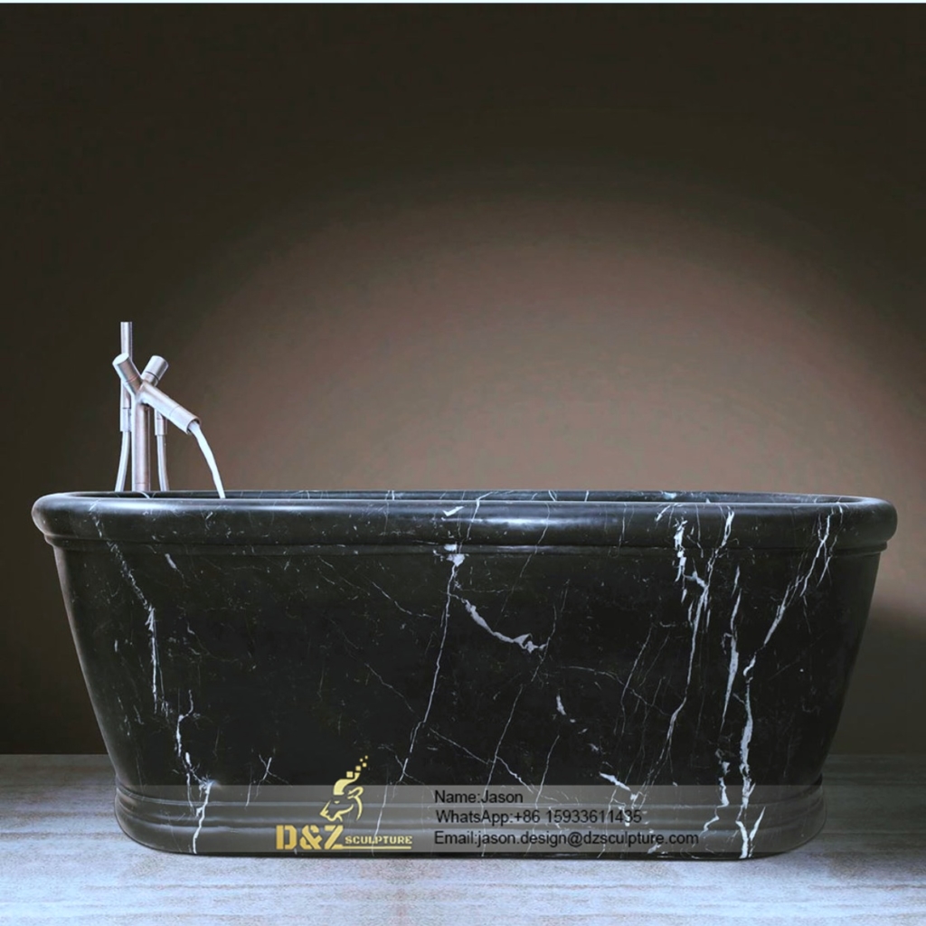 Marble stone bathtube
