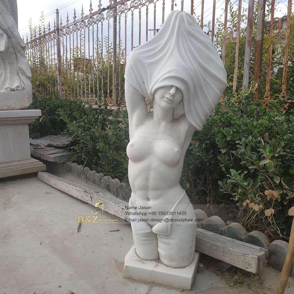 Sculpture women half nude