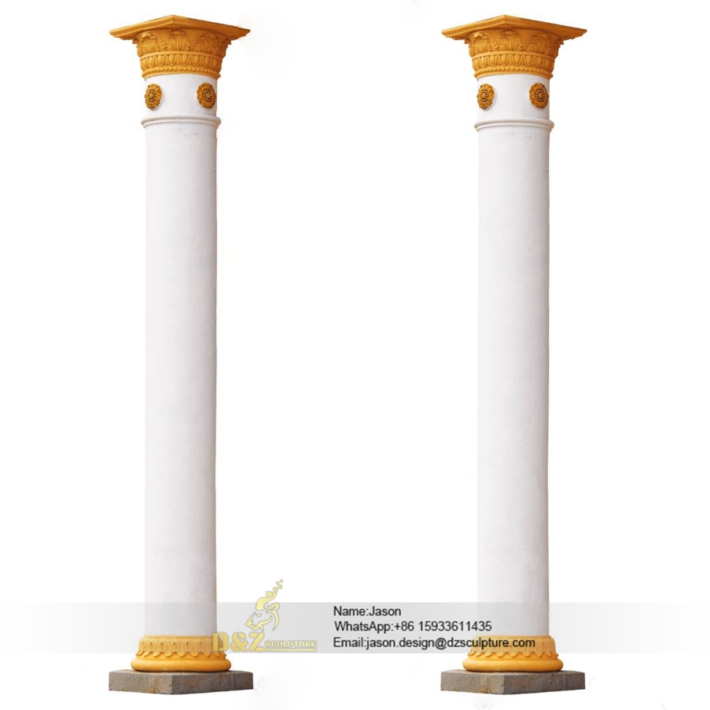Newly designed stone pillars