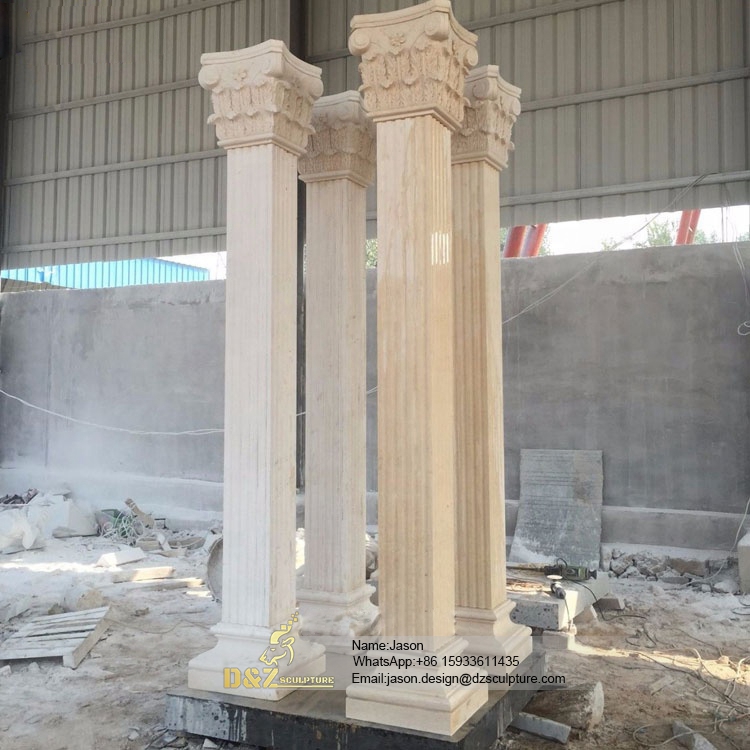 Square pillar design