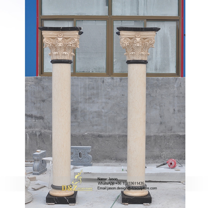 Decorative concrete columns molds