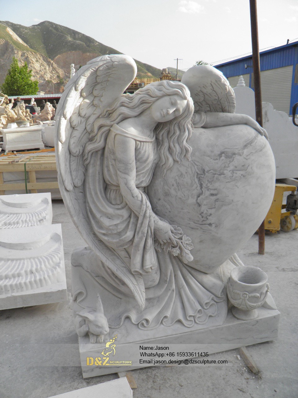 Angel cemetery monuments