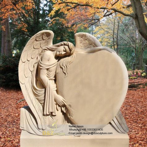 Cemetery angel statue