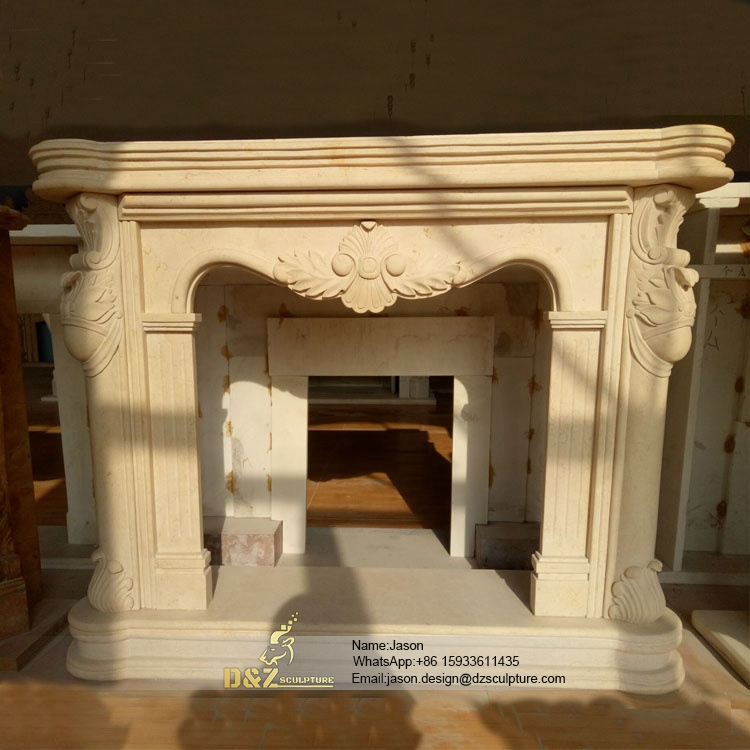 Custom indoor fireplace