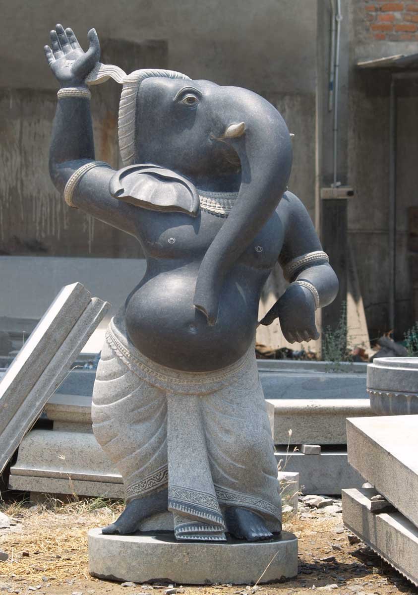 Large ganesh sculpture