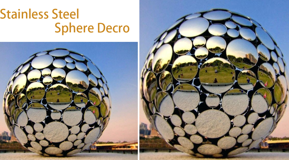 Latest soccer ball sculpture