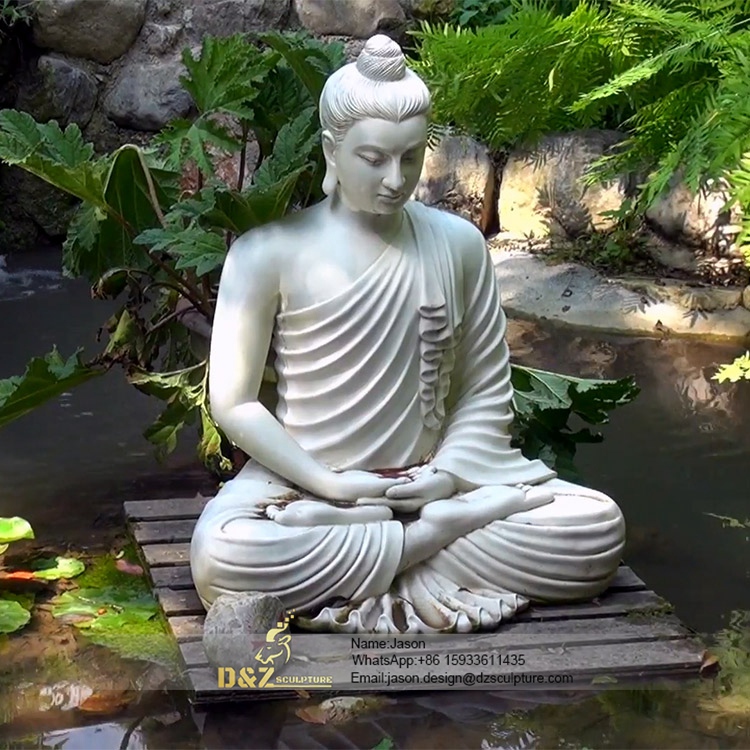 Buddha statue white