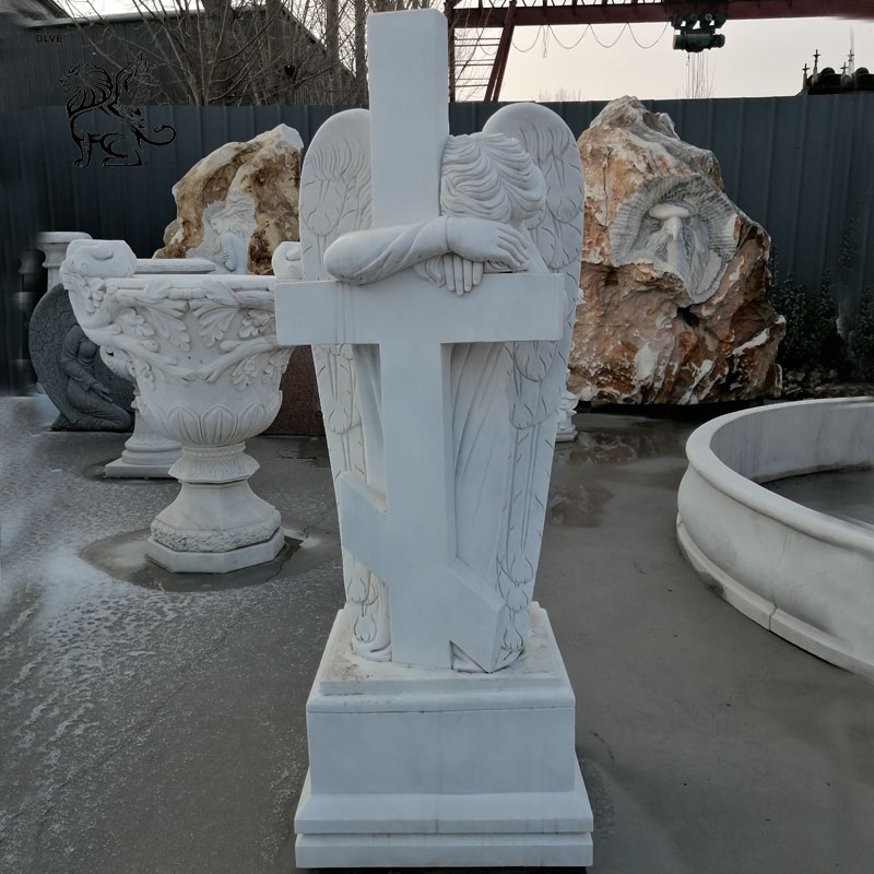 Marble Crying Angel Statue