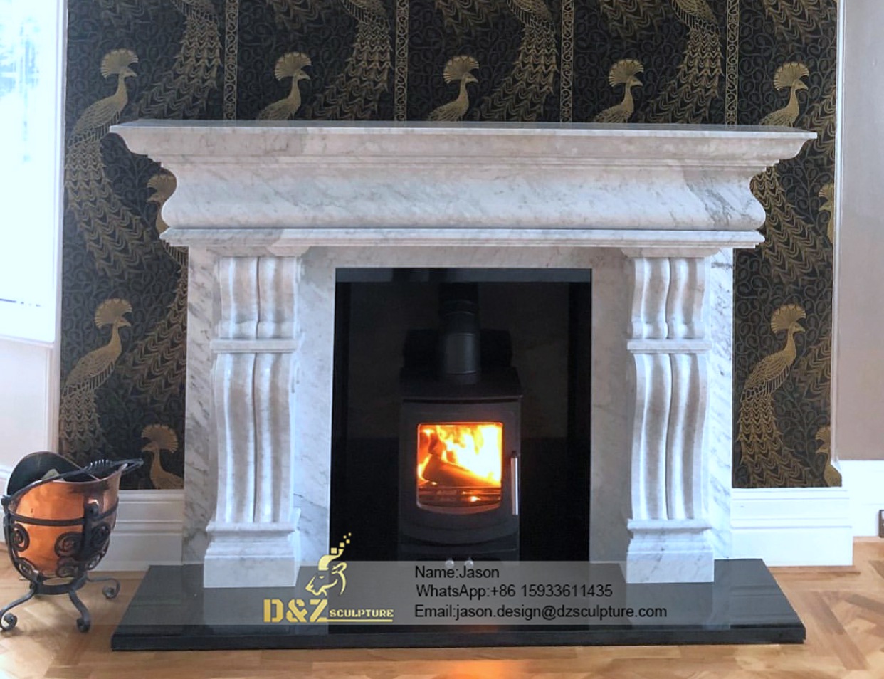 Natural fireplace stone