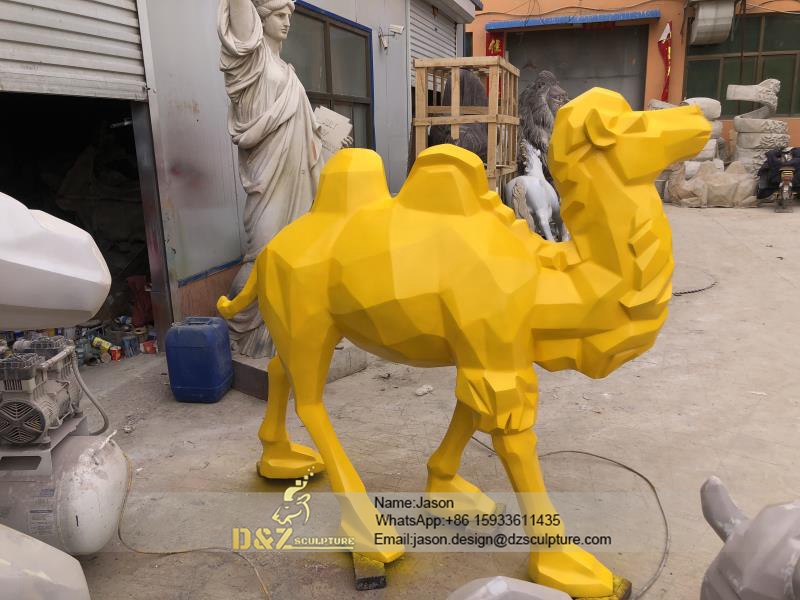 Golden Camel Sculpture