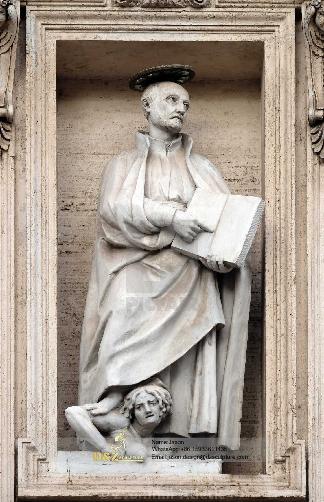 Saint Ignatius of Loyola statue
