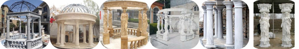 gazebo and pillars