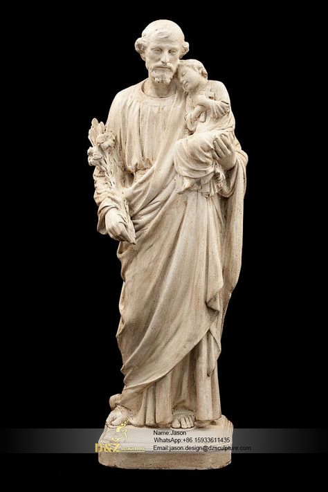 Saint joseph statue with jesus