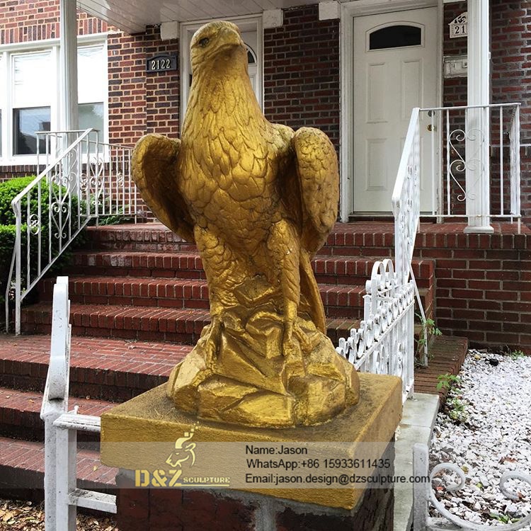 Eagle bronze sculpture