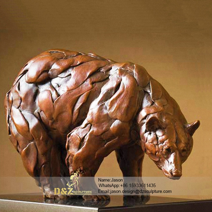 Cute bear sculpture