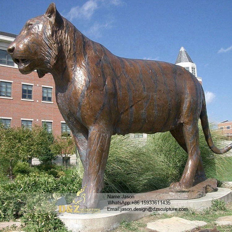 Life size tiger statue