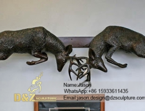 Wall decoration deers sculpture for sale